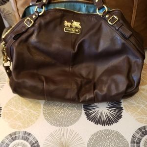 Authentic Chocolate Brown Coach Hobo bag